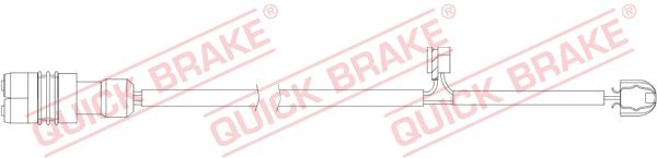 QUICK BRAKE Сигнализатор, износ тормозных колодок WS 0336 A